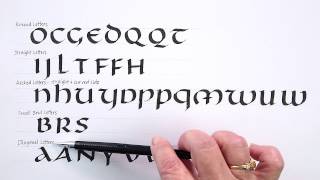 A Beginners Guide to Uncial Calligraphy with Janet Takahashi [upl. by Toll]