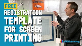 How to use my FREE preregistration template for screen printing [upl. by Federico]