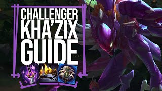 Rank 1 Challenger Khazix Beginner Jungle Guide You Need for Season 14 [upl. by Acirre223]