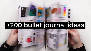 Bullet journal ideas MARATHON 💜 200 ideas for your bujo [upl. by Elmira]