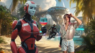 Futuristic Holiday with my Android wife [upl. by Eeresid]