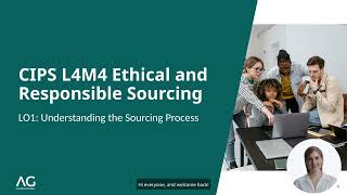 CIPS L4M4 Ethical and Responsible Sourcing  Understanding Sourcing Process  Procurement Essentials [upl. by Sadnalor]