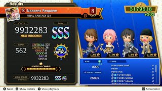 Theatrhythm Final Bar Line FFXIII  quotNascent Requiemquot  Ultimate Difficulty All Critical [upl. by Alissa]