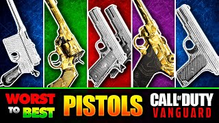 Vanguard Pistols Ranked WORST to BEST [upl. by Montagna]