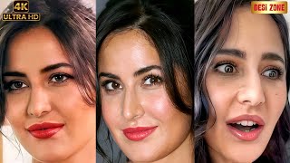 Katrina Kaif Close Up Face amp Lips 4k Video  Katrina Kaif Hot Vertical Edit 4k  Desi Zone [upl. by Navannod427]