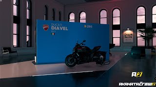 Ducati Diavel PRO SETTINGS  TUNNING  MAX SPEED  RACE TC2 [upl. by Aihsenyt]