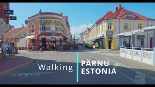 Walking Pärnu Estonia [upl. by Eesak]