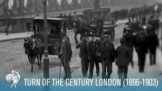 Early English Traffic Turn of the Century London 18961903  British Pathé [upl. by Razec496]