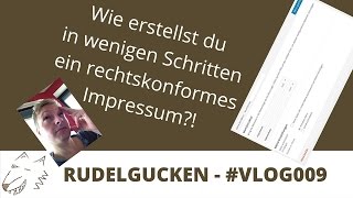 Impressum erstellen am Beispiel von Wordpress  Rudelgucken [upl. by Raila]