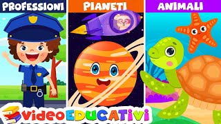 Il Sistema Solare Parole Opposite Occupazioni e altri 📚 Impara Con Video Educativi Per Bambini [upl. by Iharas]