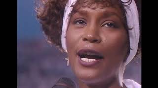 Whitney Houston  The Star Spangled Banner Super Bowl XXV 91 [upl. by Ahsirahc529]