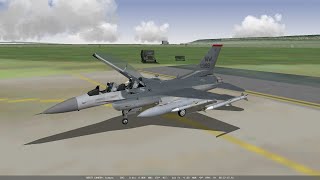 Falcon 40 Allied Force  Training Missions  Mission 2  Takeoff [upl. by Enelehs]