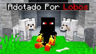 Fui ADOTADO por LOBOS no Minecraft [upl. by Izabel897]