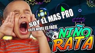 ¡EL NIÑO RATA MAS LOCO DE GEOMETRY DASH [upl. by Enelegna389]