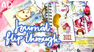 Daphnes Diary 2022 Journal Flip Through 🌸✨ AD [upl. by Sherurd]