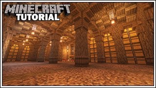 Minecraft Underground Storage Room Tutorial How to Build [upl. by Lemart]