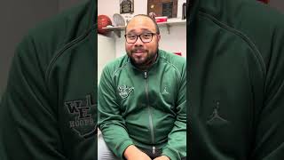 Wyoming East coach Derek Brooks 11424 [upl. by Nirrok11]