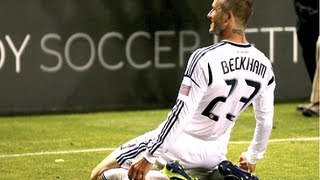 David Beckhams Best MLS Goal [upl. by Ninehc360]