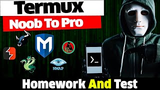 Termux Full Course  Homework And Test [upl. by Veradi]