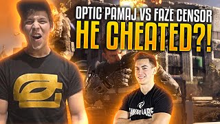 OpTic Pamaj Vs FaZe Censor 1v1  HE CHEATED [upl. by Kimitri]