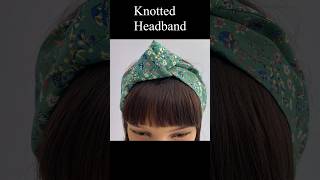 Knotted Headband DIY diy handmade headband [upl. by Ajidahk489]