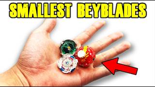 Unboxing The SMALLEST Beyblades in the World [upl. by Annaerb]