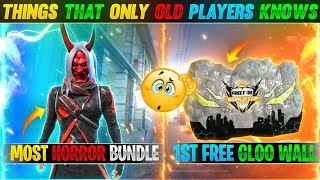 THINGS THAT ONLY OLD PLAYER KNOWS 🤯 THAT U DONT KNOW ABOUT 😂  GARENA FREE FIRE [upl. by Enyahs78]