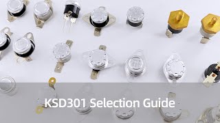 HCET KSD301 customized bimetal disc thermostat bimetallic thermal switch with TUV CE certification [upl. by Eenimod749]