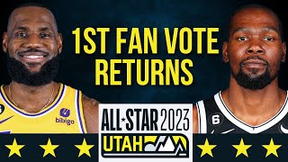 OFFICIAL NBA AllStar 2023 Voting Leaders  TEAM LEBRON vs TEAM DURANT [upl. by Berner]