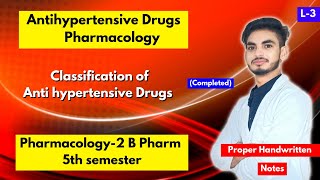 L3। U1। Anti hypersensitive drugs pharmacology। B Pharm 5th semester। Classification amp Use। [upl. by Niwdog]