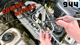 Porsche 944 – Diagnosing Engine Noises – Lifters Bearings amp Injectors Troubleshooting [upl. by Pass228]