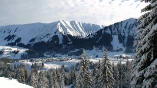 Kleinwalsertal Rietzlern Winterwanderung zum SchwarzwasserBach [upl. by Antsirhc]