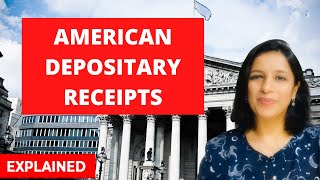 ADR American depositary receipts Easy explanation [upl. by Mahau]