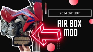 CRF 110 AIRBOX MOD [upl. by Thorfinn885]