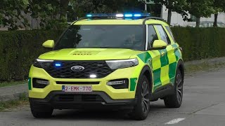 PRIMEUR Ford Explorer Esirene NIEUWE MUG AZ West Veurne met spoed naar een interventie [upl. by Ahsien]