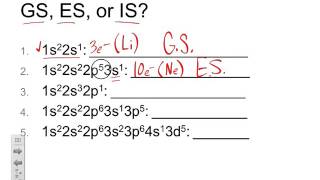 Ground State Excited State or Impossible Electron Configurations [upl. by Delogu]