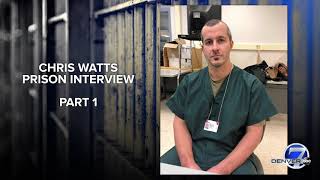 Audio Chris Watts prison interview part 1 [upl. by Ardnnaed]