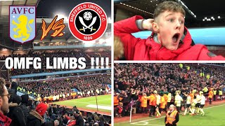 Aston Villa vs Sheffield United VLOG 94th MINUTE LIMBS [upl. by Sundberg]