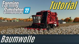 LS22 Tutorial Baumwolle anbauen Einsteiger [upl. by Jacquie454]