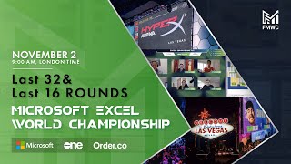 Microsoft Excel World Championship 2023  Last 32 amp Last 16 Rounds [upl. by Vidovic608]