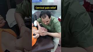 Cervical pain relief treatment cervicalpainrelief youtubeshorts chiropractic [upl. by Neivad546]