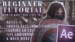 how to make your first edit  after effects beginner tutorial [upl. by Weber]