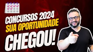 Concursos Públicos 2024 Oportunidades Incríveis com Editais Abertos e Previstos [upl. by Dannel]