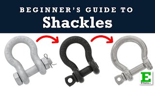 Beginners Guide to Rigging Shackles  Types Coatings and Materials [upl. by Ruel]