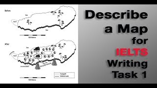 Describing a Map for IELTS Writing Task 1 [upl. by Schwartz]