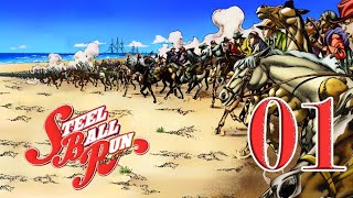 Steel Ball Run  Episode 1 VF [upl. by Aicilat]