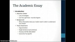 Conventions of the Academic Essay [upl. by Leong302]