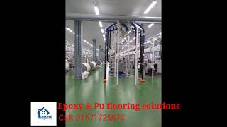 Epoxy and PU flooring technology [upl. by Tamer]