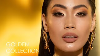 Soft Glam Eye Makeup ft the ND GOLDEN COLLECTION  Natasha Denona Makeup [upl. by Olegnaid259]