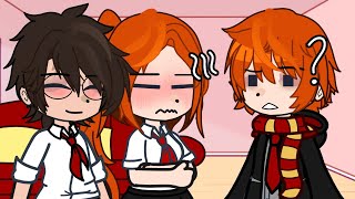 Uh Lucky god MEME gacha Hinny Harry Potter [upl. by Yerok]